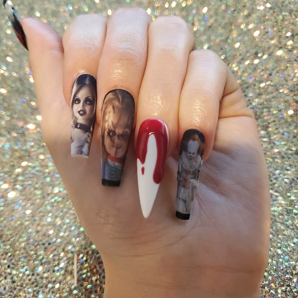 Custom Halloween Press on nails